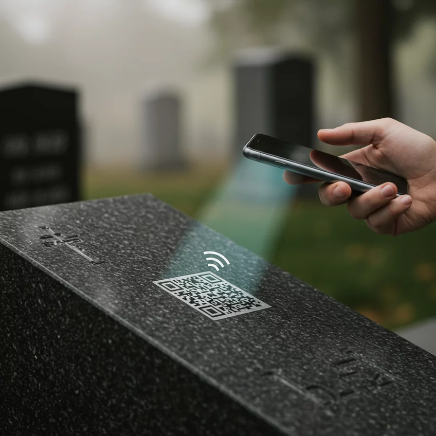 Plăci memoriale cu cod QR